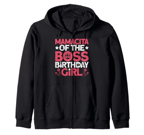 Mamacita of The Boss Geburtstagsparty-Outfit wie eine Boss Mama Kapuzenjacke von Baby Like a Boss Merch