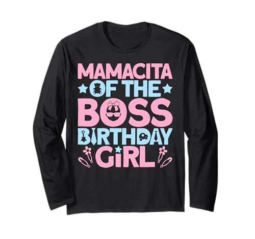 Mamacita of The Boss Geburtstagsparty-Outfit wie eine Boss Mama Langarmshirt von Baby Like a Boss Merch