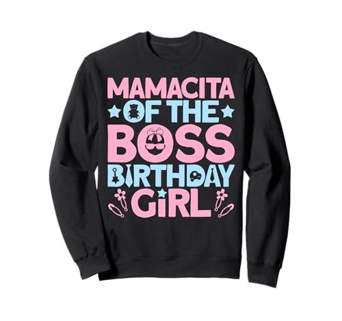 Mamacita of The Boss Geburtstagsparty-Outfit wie eine Boss Mama Sweatshirt von Baby Like a Boss Merch
