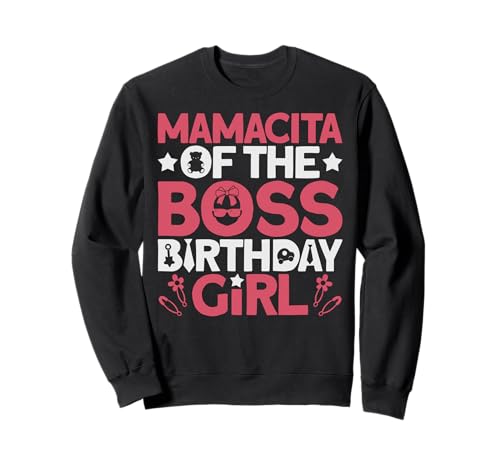 Mamacita of The Boss Geburtstagsparty-Outfit wie eine Boss Mama Sweatshirt von Baby Like a Boss Merch