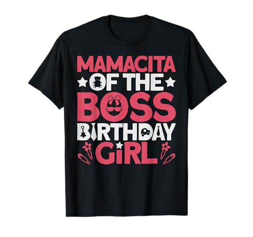 Mamacita of The Boss Geburtstagsparty-Outfit wie eine Boss Mama T-Shirt von Baby Like a Boss Merch