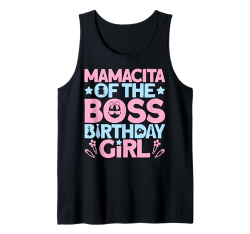 Mamacita of The Boss Geburtstagsparty-Outfit wie eine Boss Mama Tank Top von Baby Like a Boss Merch