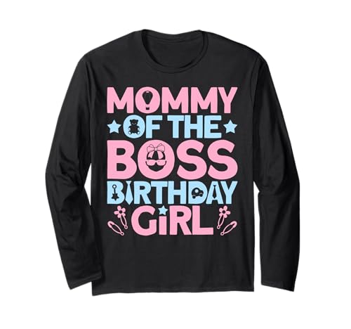 Mommy of The Boss Geburtstagsparty-Outfit wie eine Boss-Mama Langarmshirt von Baby Like a Boss Merch