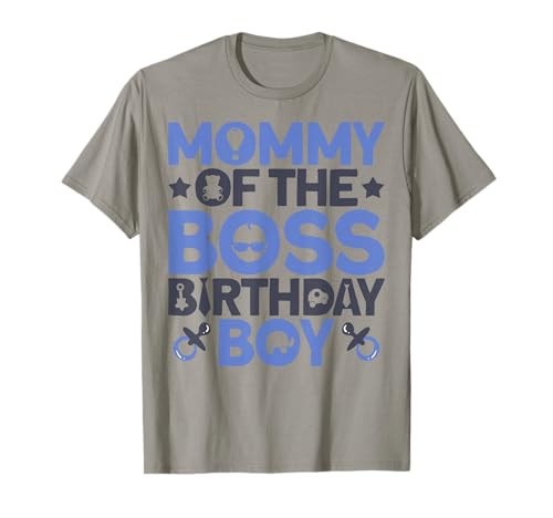 Mommy of The Boss Geburtstagsparty-Outfit wie eine Boss-Mama T-Shirt von Baby Like a Boss Merch