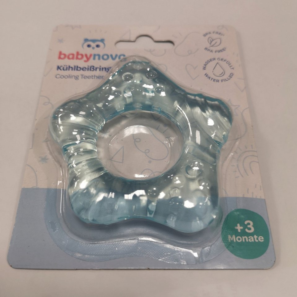 Baby-Nova Beißring Kühlbeißring mit Massagenoppen, (1-tlg) von Baby-Nova