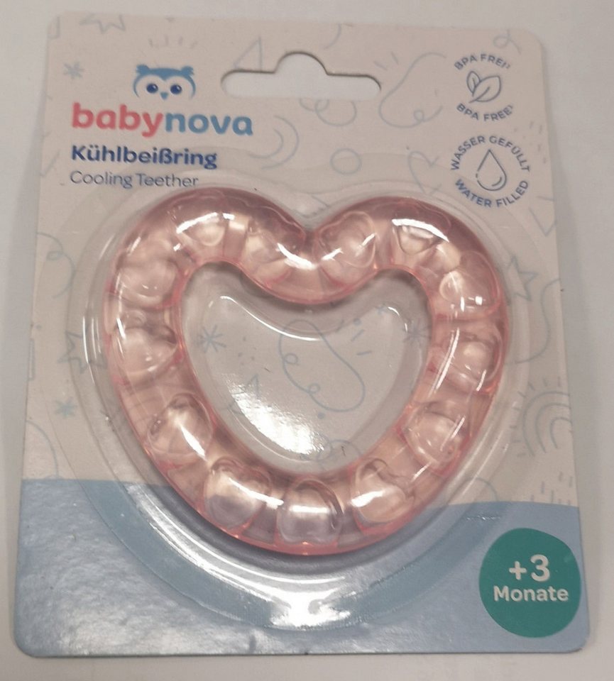 Baby-Nova Beißring Kühlbeißring mit Massagenoppen, (1-tlg) von Baby-Nova