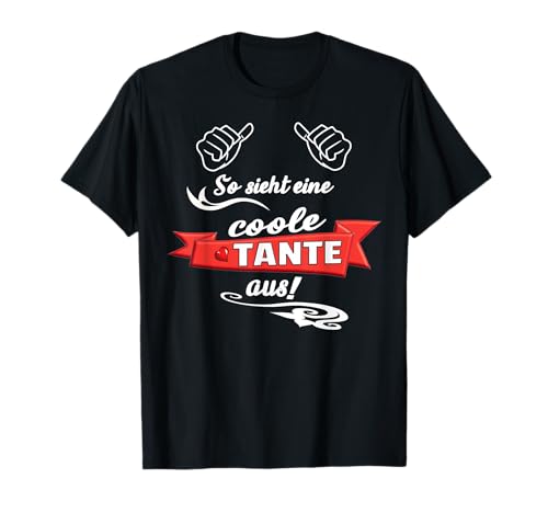 Damen Ich werde Tante Werdende Tante Nichte Spruch T-Shirt von Baby Schwangerschaftsgadget für Tante mit Humor