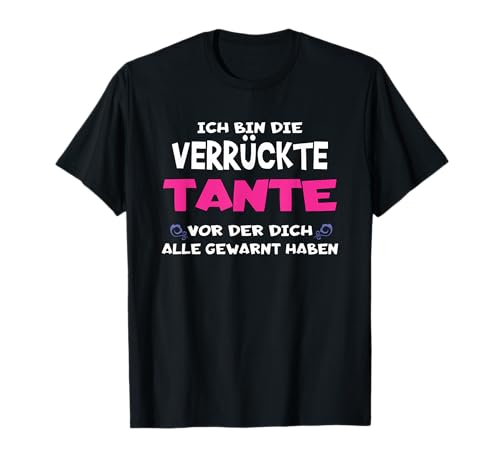 Damen Ich werde Tante Werdende Tante Nichte Spruch T-Shirt von Baby Schwangerschaftsgadget für Tante mit Humor