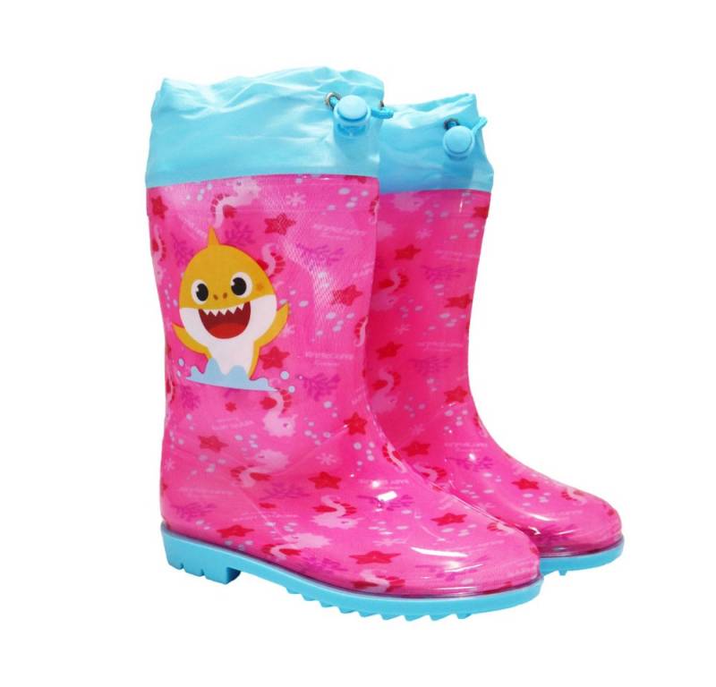 Baby Shark Baby Shark Haie Kinder Mädchen Stiefel Regenstiefel Gummistiefel Gr. 23 bis 32 von Baby Shark
