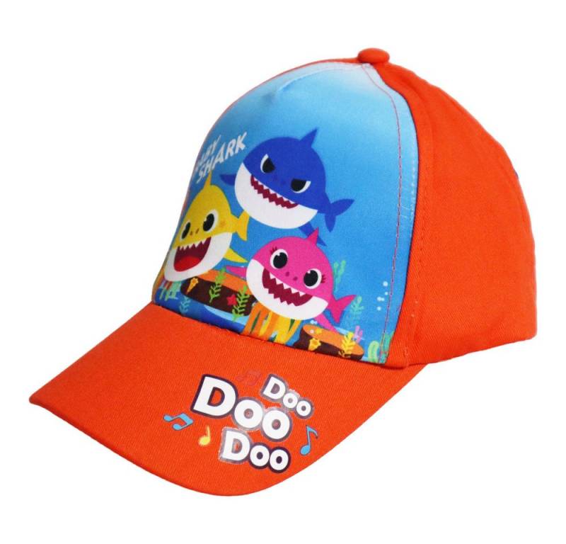 Baby Shark Baseball Cap Baby Shark kleine Haie Kinder Basecap Baseball Kappe Mütze Gr. 52 bis 54 von Baby Shark