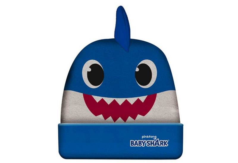 Baby Shark Fleecemütze 3D-Hut Onesize Niedlicher Kopfschutz für kalte Tage von Baby Shark