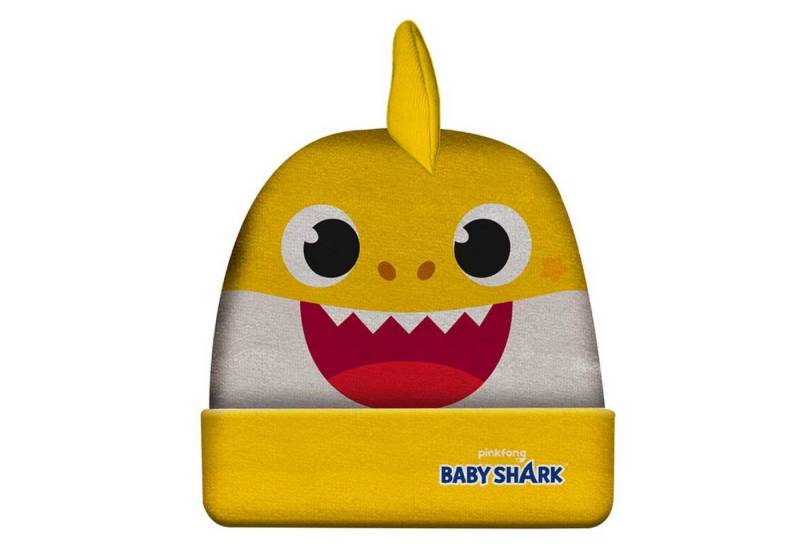 Baby Shark Fleecemütze 3D-Hut Onesize Niedlicher Kopfschutz für kalte Tage von Baby Shark
