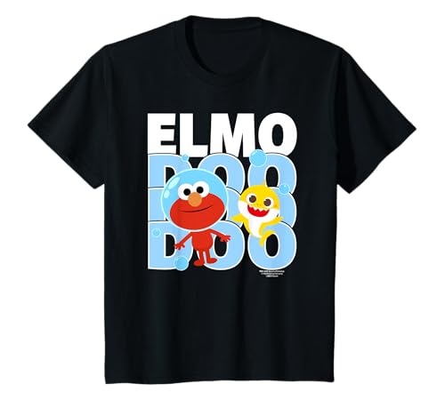 Kinder Baby Shark Elmo Doo Doo Doo Cute Friends Logo T-Shirt von Baby Shark