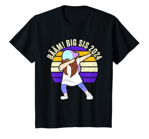 Bääm! Big Sis 2024 Schwester Werden Schwangerschaft Baby T-Shirt von Baby Sprüche