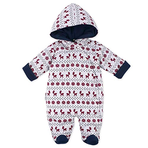 Baby Sweets® Baby Overall Winter Unisex im Motiv: Little Reindeer als Schneeanzug Baby - Baby Winteroverall/Baby Schneeanzug mit Kapuze für Neugeborene & Kleinkinder in der Größe: 9-12 Monate (80) von Baby Sweets