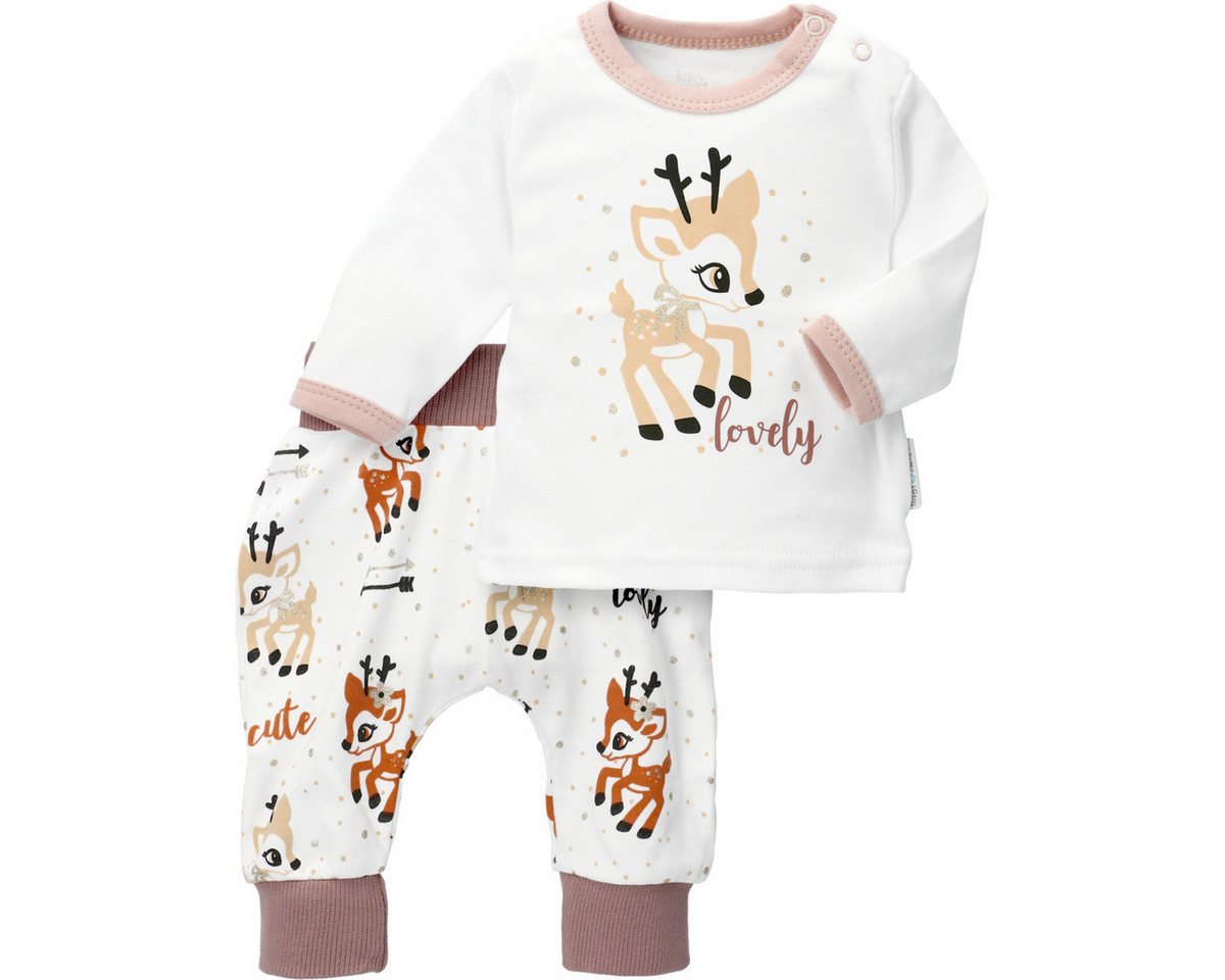 Baby Sweets Langarmshirt & Hose Lovely Deer Unisex Kinder (2-tlg) Shirt, Langarmshirt, Hose, Krabbelhose, Set Shirt Hose von Baby Sweets