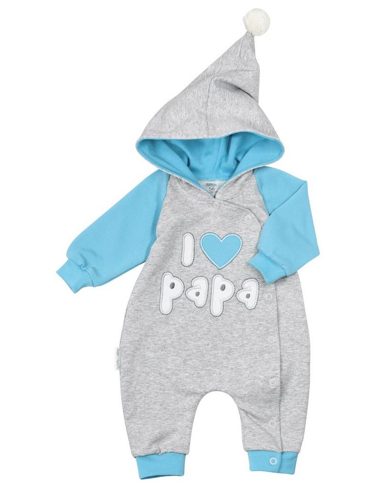 Baby Sweets Overall Strampler, Overall I love Papa (1-tlg) von Baby Sweets