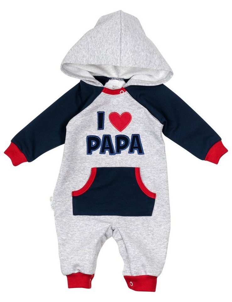 Baby Sweets Overall Strampler, Overall I love Papa (1-tlg) von Baby Sweets