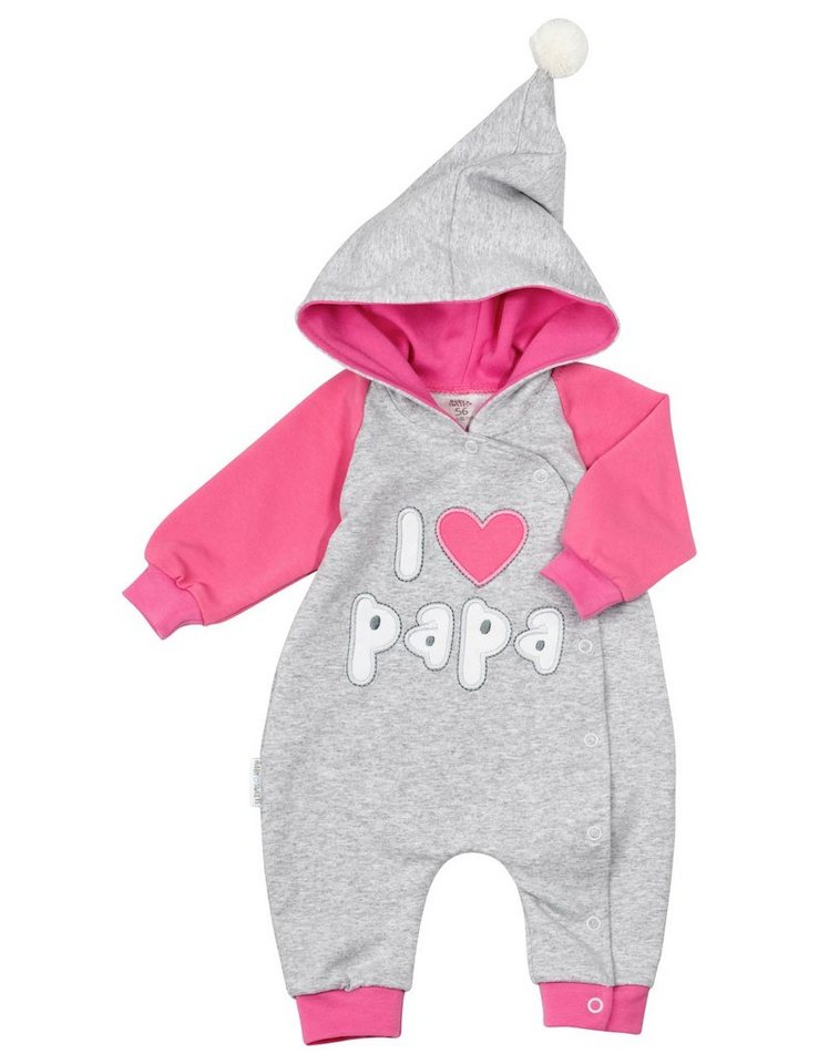 Baby Sweets Overall Strampler, Overall I love Papa (1-tlg) von Baby Sweets