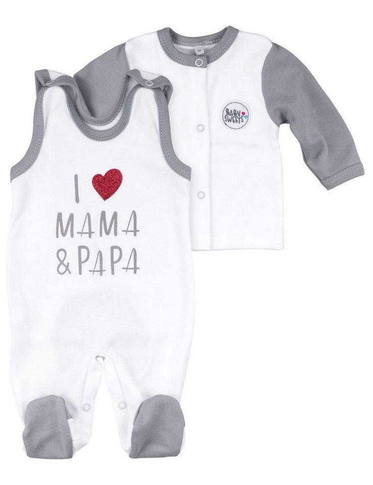 Baby Sweets Shirt & Hose Set I love Mama & Papa (Set, 1-tlg., 2 Teile) von Baby Sweets