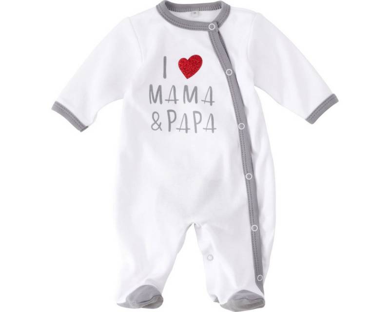 Baby Sweets Strampler I love Mama & Papa Unisex Kinder Einteiler, Overall, Babyanzug, Babyoverall, Babyanzug Baby Sweets Strampler I love Mama & Papa Unisex Kinder Einteiler, Overall, Babyanzug, Babyoverall, Babyanzug von Baby Sweets