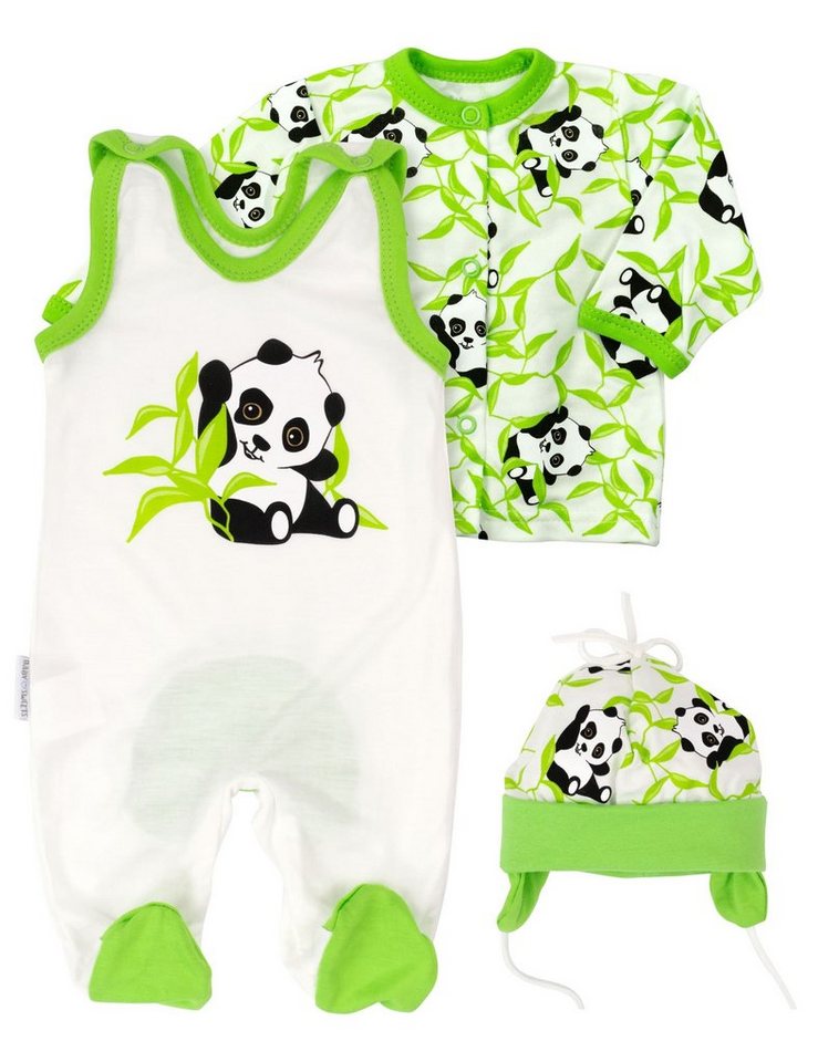 Baby Sweets Strampler Set Happy Panda (Set, 1-tlg., Jacke, Mütze, Strampler) von Baby Sweets