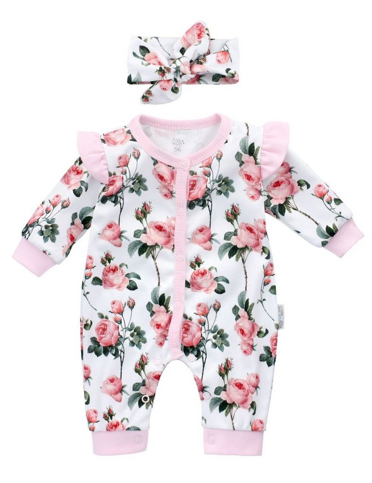 Baby Sweets Strampler Set Schleife Floral (1-tlg., Strampler, Haarband) von Baby Sweets