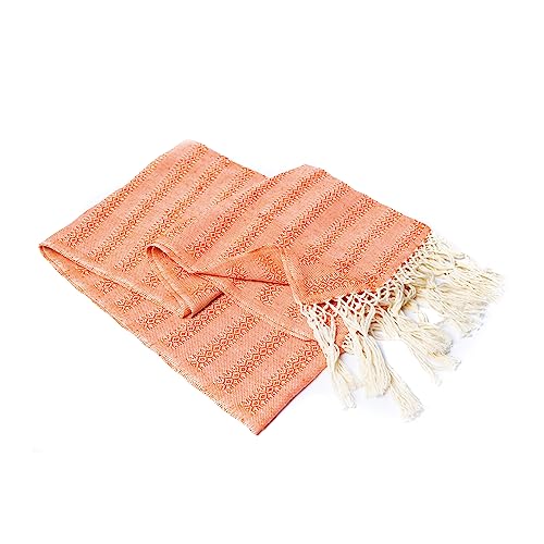 Mexikanischer Rebozo Schal, ideal für natürliche Geburt, Doula Massage, 250 cm, Orange Mexikanischer Rebozo Schal, ideal für natürliche Geburt, Doula Massage, 250 cm, Orange von Baby Trapoz