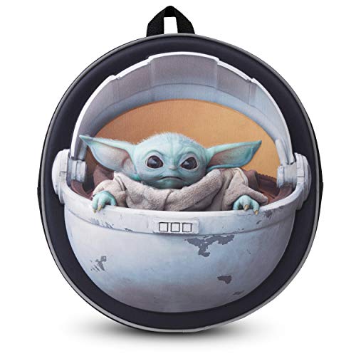 Disney Offizieller Baby Yoda 3D Rucksack Mandalorian Star Wars The Child | Lizenzierte Schulreise Tasche Baby Yoda von Star Wars