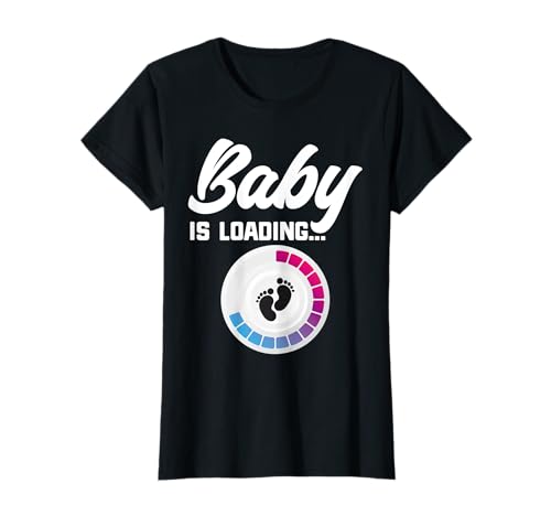 Werdende Mutter Mama Geschenke Baby is loading 2025 2026 T-Shirt von Geschenke werdende Mütter werden Mama