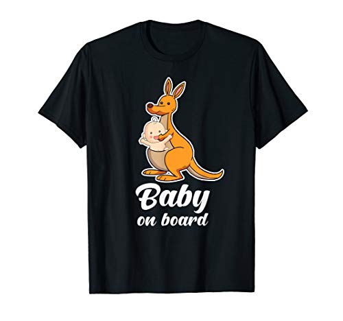 Schwangerschaft Neugeborenes Baby on Board T-Shirt von Baby on Board