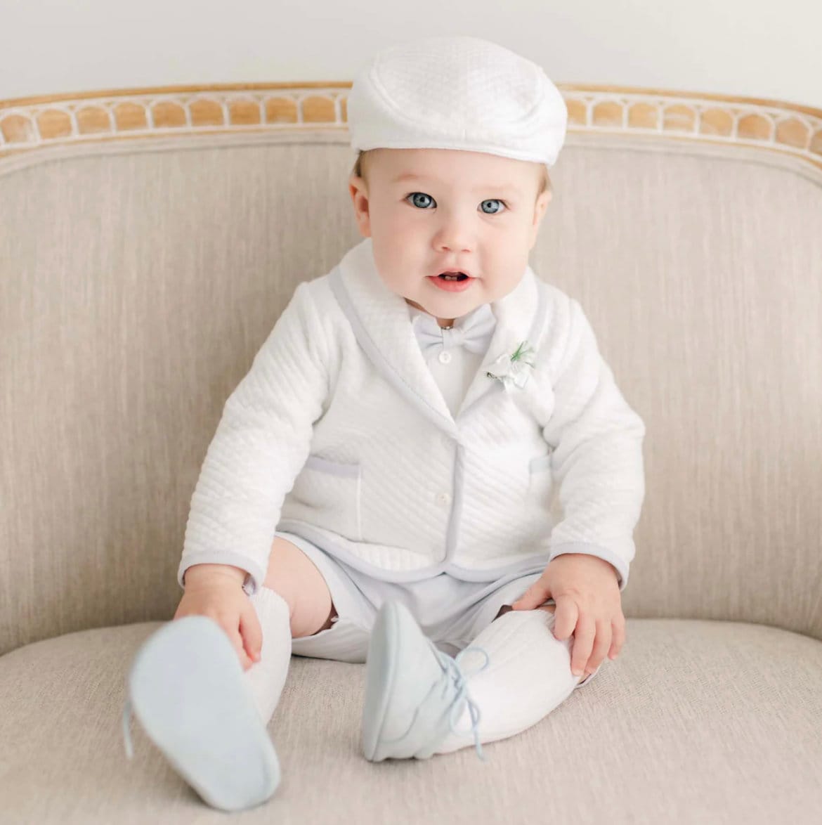 Jungen Shorts Anzug "Harrison' | Baby Taufe & Tauf Outfit Verkauf von BabyBeauandBelle