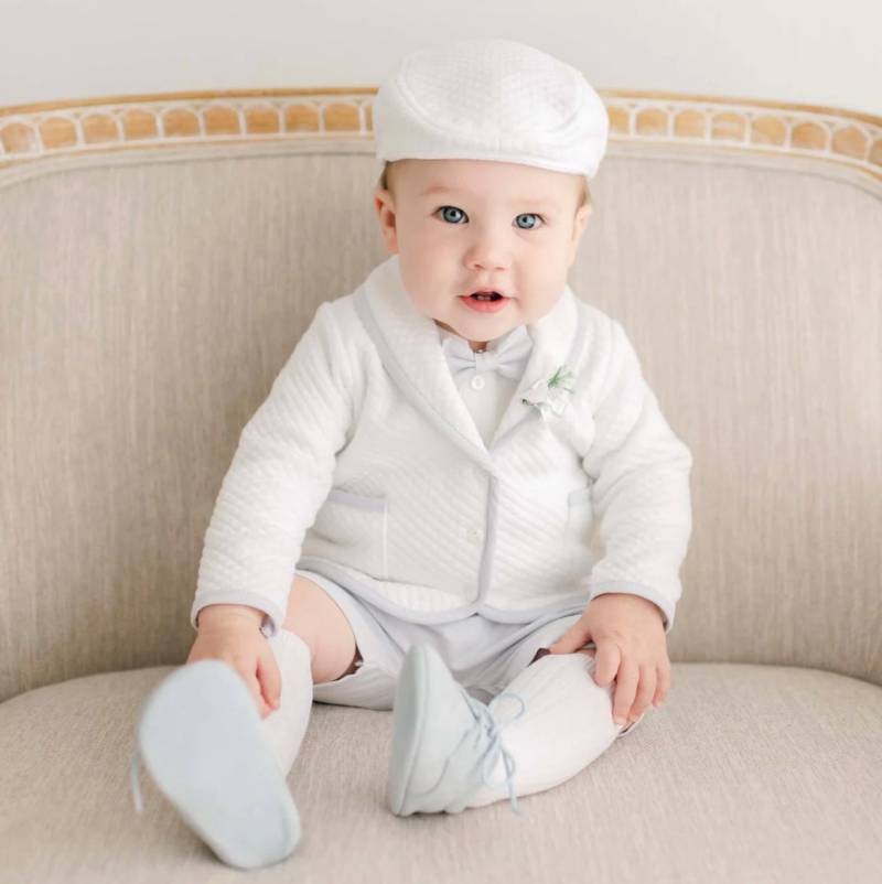 Jungen Shorts Anzug "Harrison' | Baby Taufe & Tauf Outfit Verkauf von BabyBeauandBelle