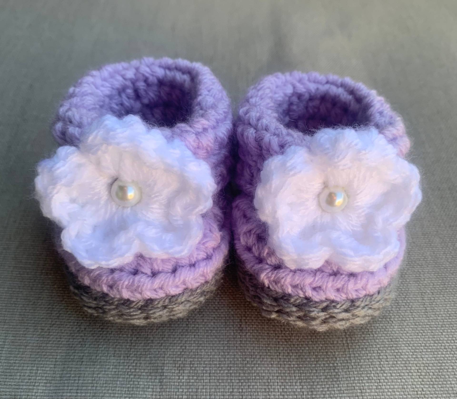 Babyschuhe Gehäkelt, Babyschuhe, Baby Mädchen Booties, Neugeborene Schuhe von BabyBootieCrafts