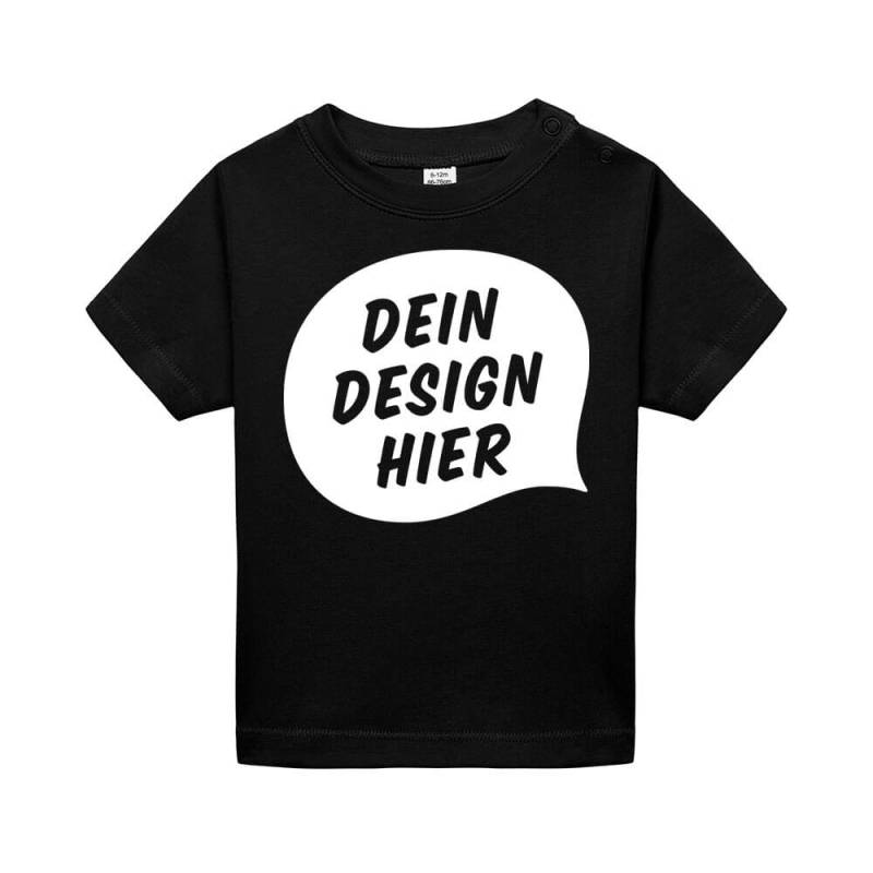 Baby Bio T-Shirt bedrucken - Kurzarm mit Motiv oder Foto von BabyBugz