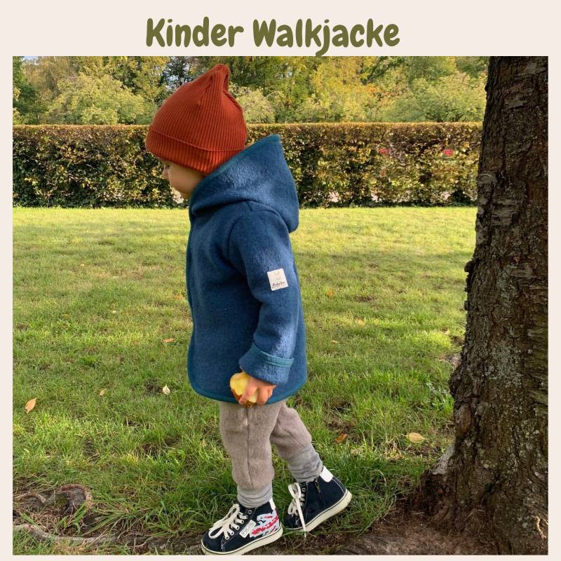 Übergangsjacke, Walkjacke Aus 100% Reiner Schurwolle von BabyDomBerlin