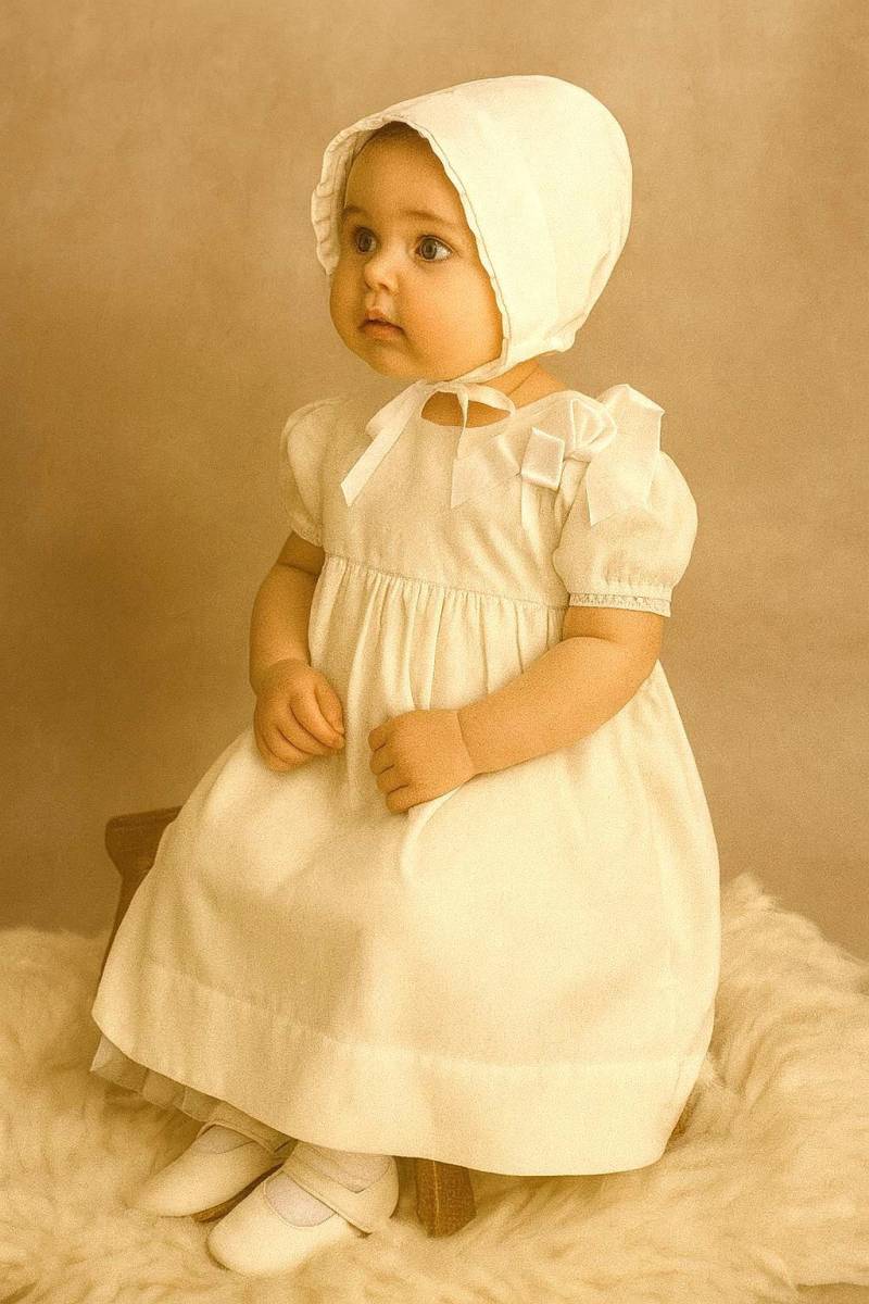 Vtg Taufkleid Kleid von BabyDresser