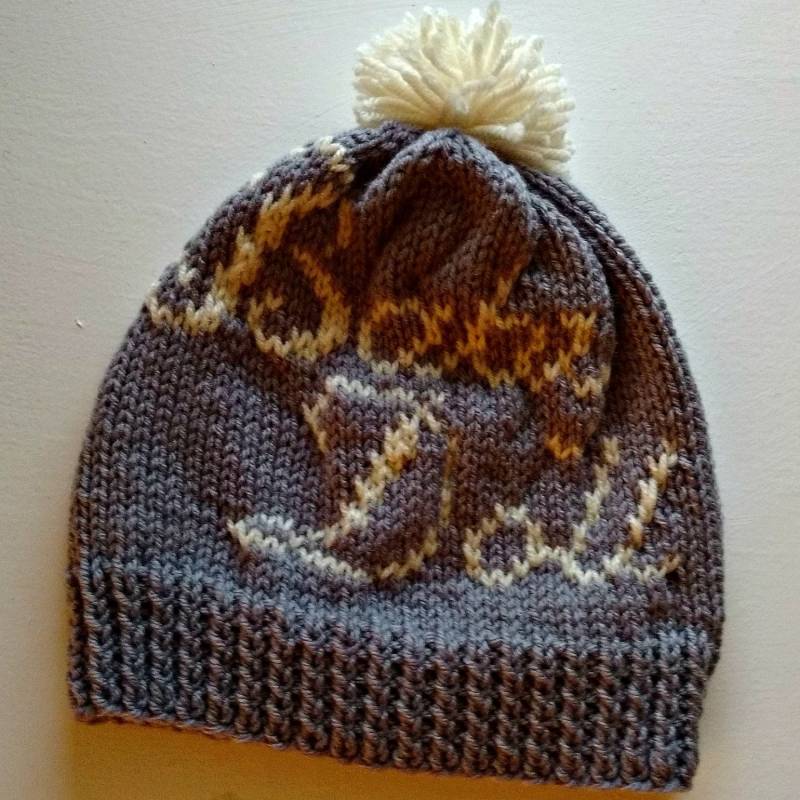 Limited Edition - Kursive Baby Puppe Beanie von BabyLambKnitting