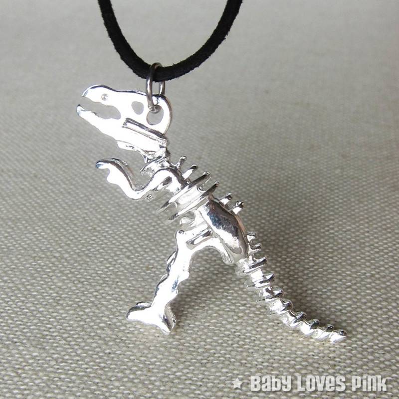 3D Dinosaurier Skelett Fossil Halskette | D3B2 3D Dinosaurier Skelett Fossil Halskette | D3B2 von BabyLovesPink