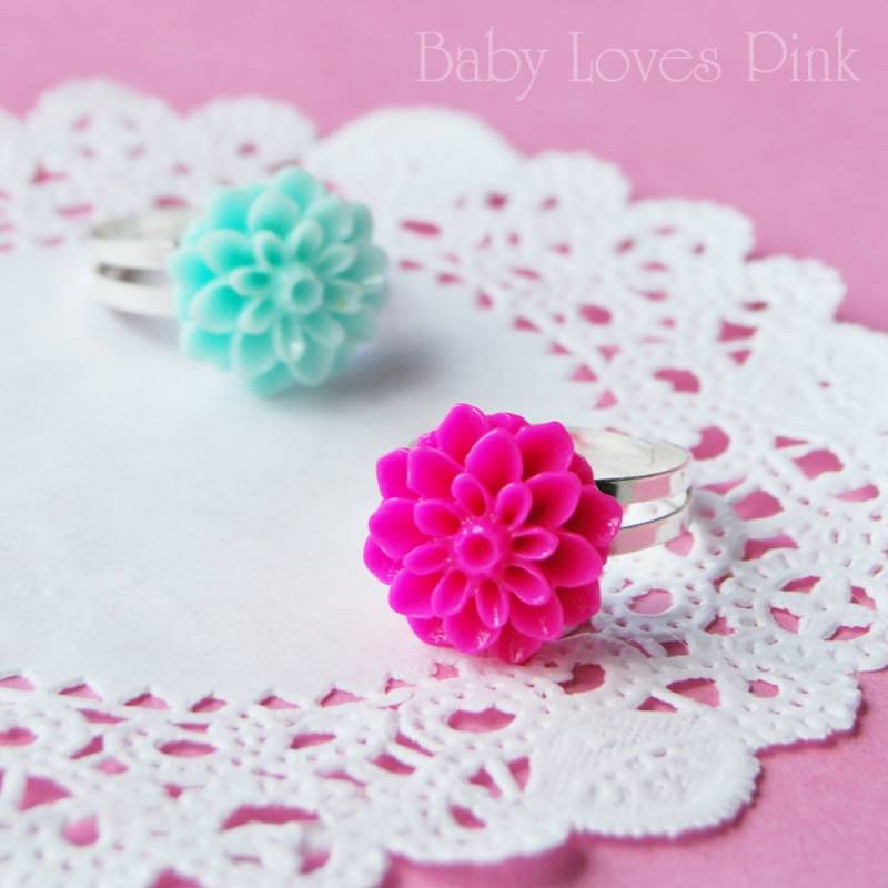 Dahlien Ring von BabyLovesPink
