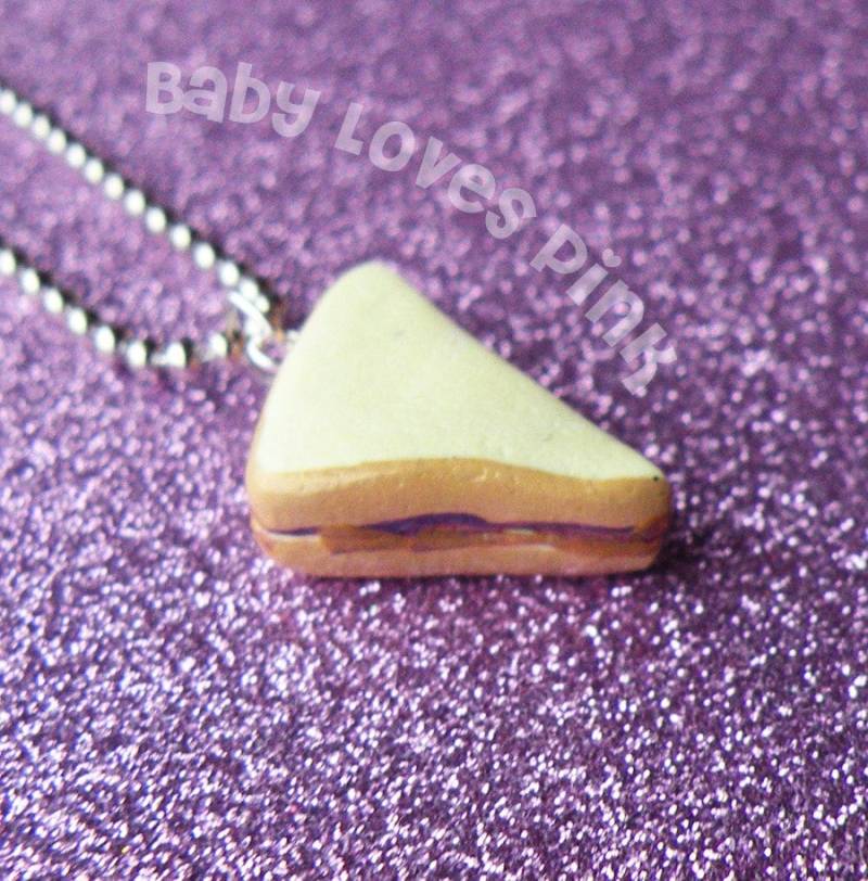 Erdnussbutter Und Gelee Sandwich Halskette Erdnussbutter Und Gelee Sandwich Halskette von BabyLovesPink