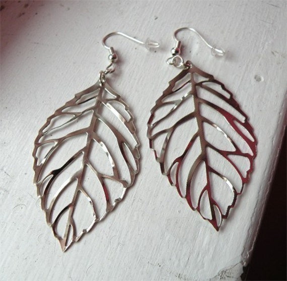 Herbst Blatt Ohrringe Herbst Blatt Ohrringe von BabyLovesPink