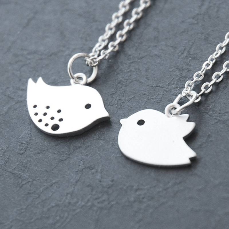 Mutter Und Baby Vogel Halskette | 2Er Set Best Friend Halskette, Paare | R4B-B1 Mutter Und Baby Vogel Halskette | 2Er Set Best Friend Halskette, Paare | R4B-B1 von BabyLovesPink