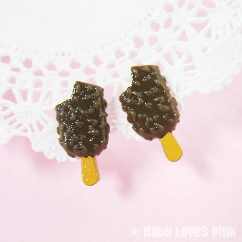 Schokoladen Eiscreme Bar Ohrringe - Eis Am Stiel Ohrstecker Schokoladen Eiscreme Bar Ohrringe - Eis Am Stiel Ohrstecker von BabyLovesPink