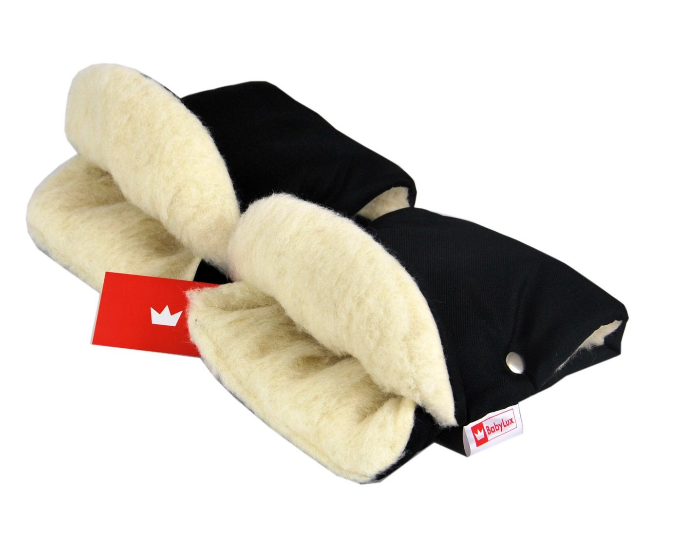 BabyLux Kinderwagen-Handwärmer BABYLUX Handmuff Handwärmer Kinderwagen Buggy Handschuh Lammwolle, 11. Schwarz + Lammwolle BabyLux Kinderwagen-Handwärmer BABYLUX Handmuff Handwärmer Kinderwagen Buggy Handschuh Lammwolle, 11. Schwarz + Lammwolle von BabyLux