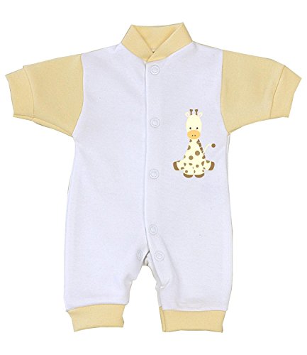BabyPrem Baby Frühchen Kleine Frühgeborene Kleidung Strampler Overall 32-44 cm Giraffe P1 von BabyPrem