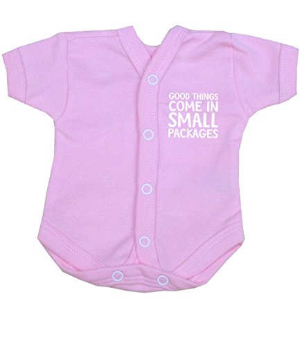 BabyPrem Frühchen Baby Body NICU Neonatalen Mädchen Kleidung 44-50cm ROSA PREM 3 von BabyPrem