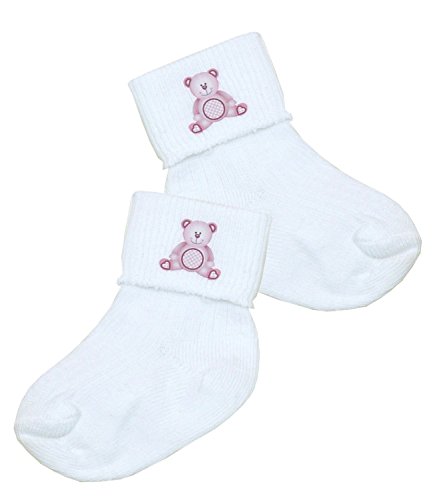 BabyPrem Frühchen Baby Söckchen Teddy 1.5-5.5lbs 44cm (000) Eur 10-12 Rosa von BabyPrem