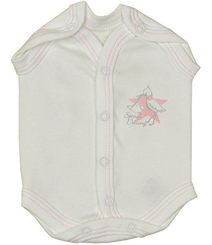 BabyPrem Frühchen Body NICU Frühgeborene Strampler Baby Kleidung 38-44cm Special Delivery ROSA von BabyPrem