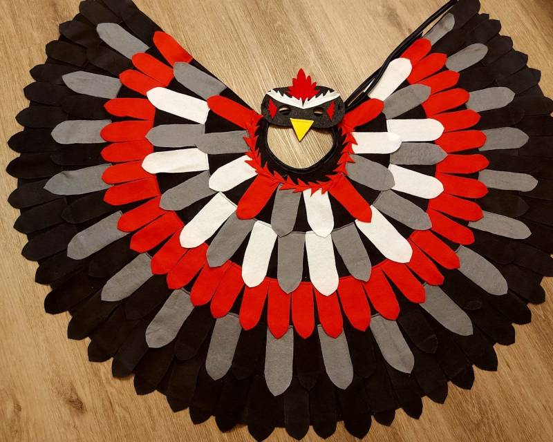 Fasching Kostüme Vogel Specht Rabe Gimpel Dompfaff Finken von BabySmileShop